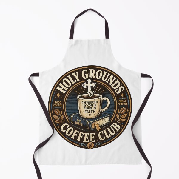 Item preview, Christian Coffee, Caffeinated By Coffee Fueled By Faith Holy Grounds Club designed and sold by graphic-genie.
