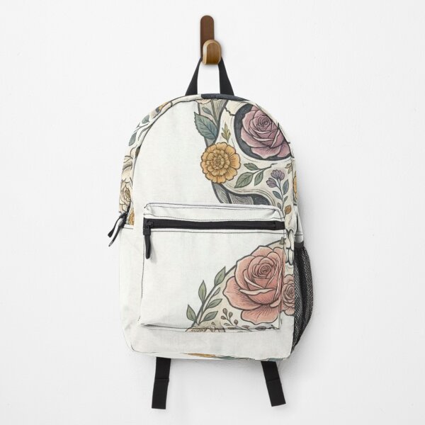 Item preview, Floral Sugar Skull Art Design designed and sold by Alibaba1493.