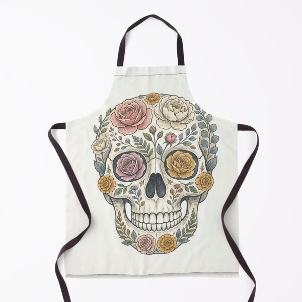 Item preview, Floral Sugar Skull Art Design designed and sold by Alibaba1493.