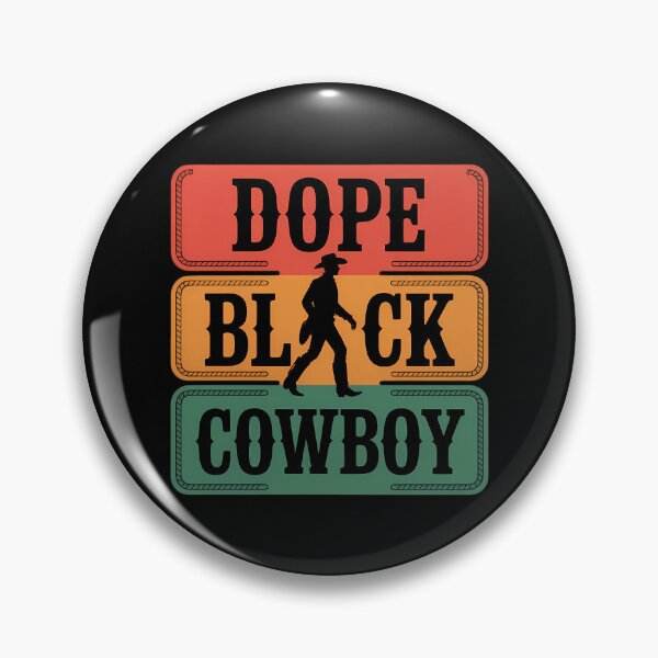 Item preview, Dope Black Cowboy Western Style Rodeo Melanin Afro American designed and sold by sailorjessiArt.