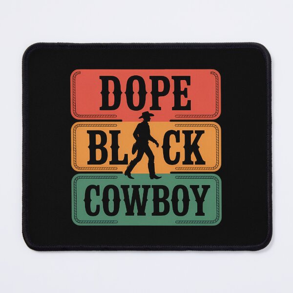 Item preview, Dope Black Cowboy Western Style Rodeo Melanin Afro American designed and sold by sailorjessiArt.