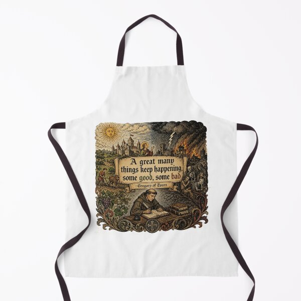 Item preview, A Great Many Things Keep Happening – Gregory of Tours designed and sold by ChickenFund.