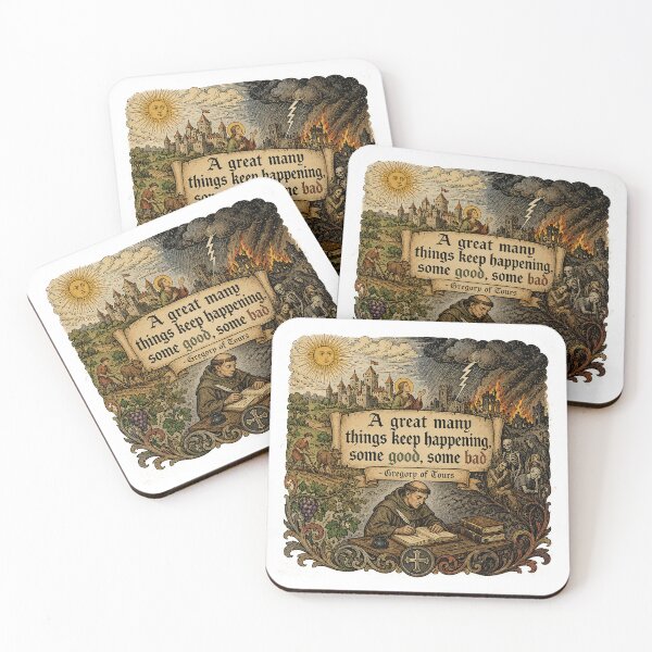 Item preview, A Great Many Things Keep Happening – Gregory of Tours designed and sold by ChickenFund.