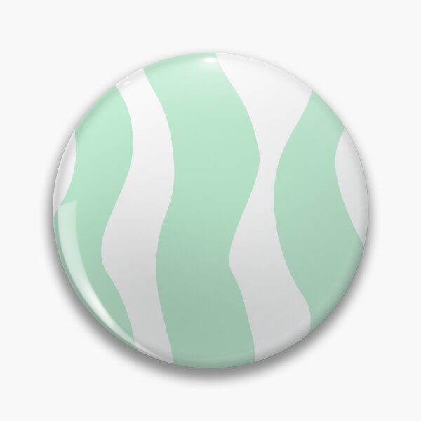 Item preview, Mint Green Wavy Abstract Shower Curtain | Minimalist Pastel Bathroom Decor designed and sold by FestivityFinds.