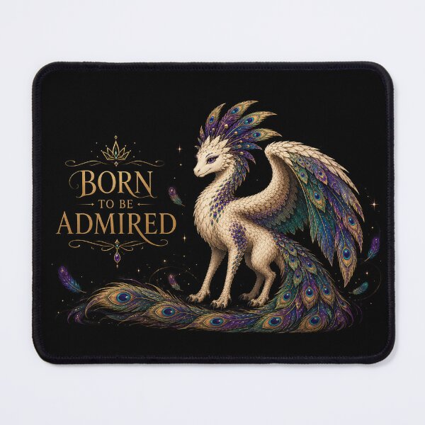 Item preview, Feathered Dragon - Born To Be Admired designed and sold by EMBERFLOWARTWORKS.