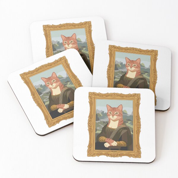 Item preview, Meownalisa – monalisa parody designed and sold by KAISANart.