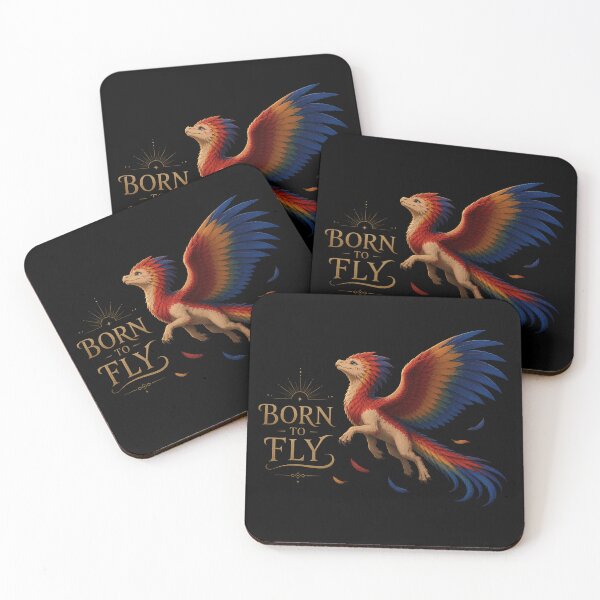 Item preview, Feathered Dragon - Born To Fly designed and sold by EMBERFLOWARTWORKS.