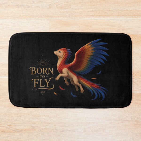 Item preview, Feathered Dragon - Born To Fly designed and sold by EMBERFLOWARTWORKS.