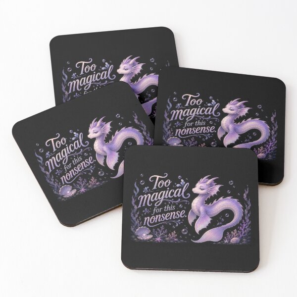 Item preview, SeaDragon - Too Magical For This Nonsense designed and sold by EMBERFLOWARTWORKS.
