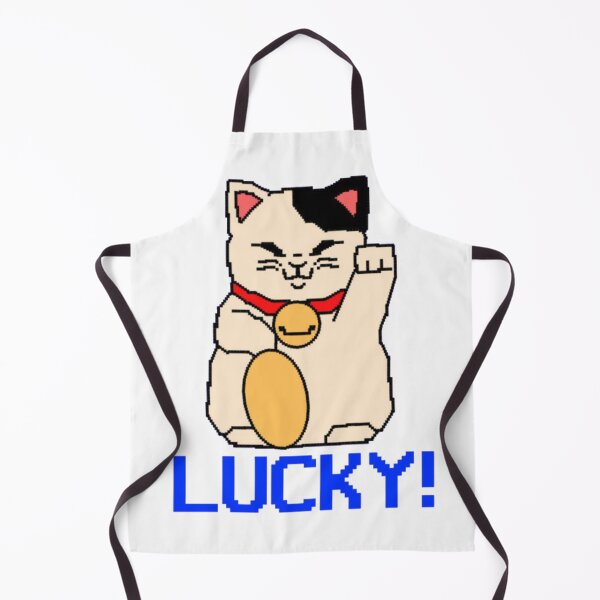 Item preview, Lucky Cat Retro Pixel Art designed and sold by GenZFashion000.
