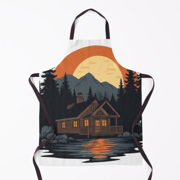 Item preview, Moonlit Cabin Shirt Cozy Forest Night Nature Graphic Tee designed and sold by TrebdoraCrafts.