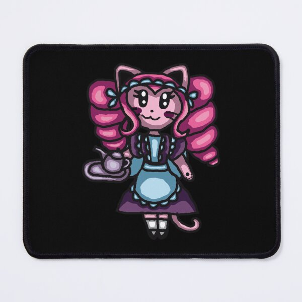 Item preview, Maid Cat Cute Pastel Pink Anime Costume Illustration designed and sold by TacoCatDesign.