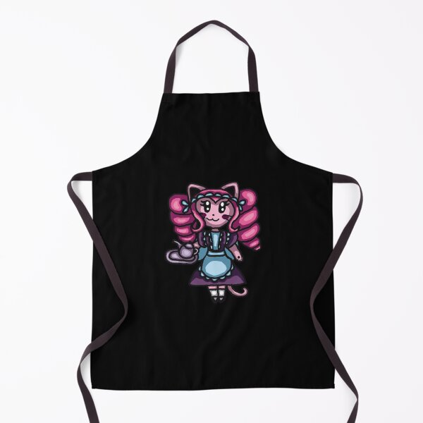 Item preview, Maid Cat Cute Pastel Pink Anime Costume Illustration designed and sold by TacoCatDesign.