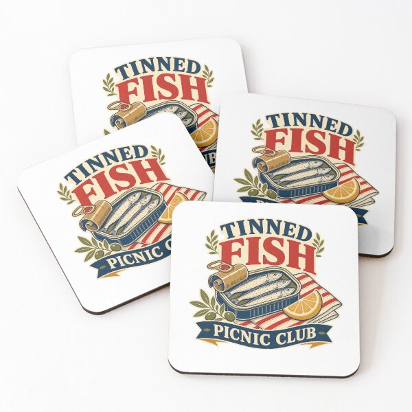 Item preview, Tinned Fish Picnic Club - Retro Sardine Summer designed and sold by GoverArt.