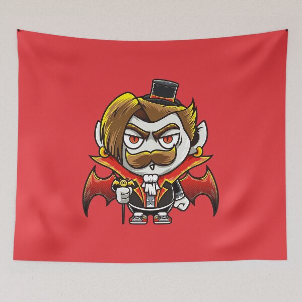 Item preview, Retro Cartoon Vampire Gentleman Count Character designed and sold by Lexkon Liu's art.