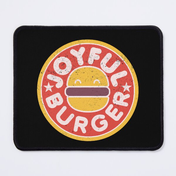 Item preview, Joyful Burger Fast Food Emblem designed and sold by Aqib-Javed.