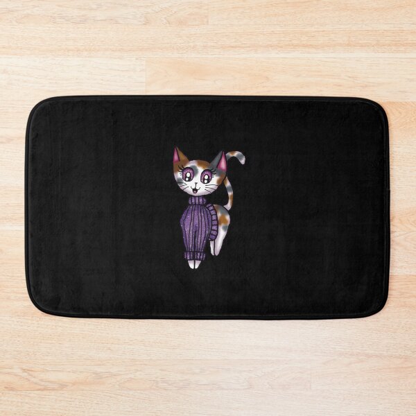 Item preview, Purple Sparkle Calico Cat Magical Anime Art Illustration designed and sold by TacoCatDesign.