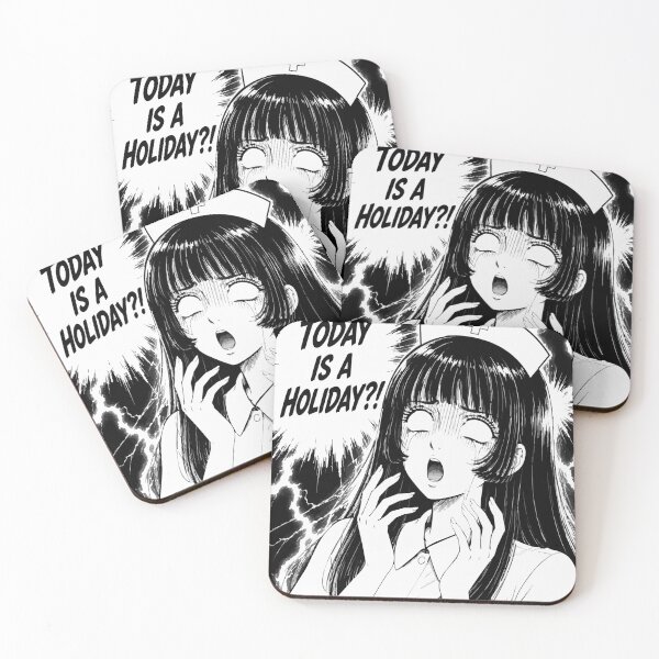 Item preview, Today Is a Holiday — Manga Style Nurse on Call Humor Tee designed and sold by medicalkinoko.
