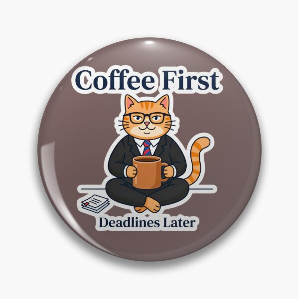 Item preview, Coffee First Deadlines Later designed and sold by HAPPY HARBOR DESIGN .