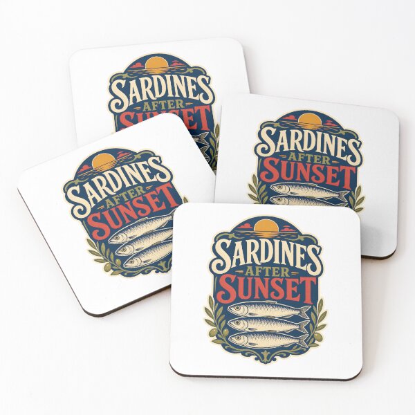 Item preview, Sardines After Sunset - Coastal Summer Design designed and sold by GoverArt.