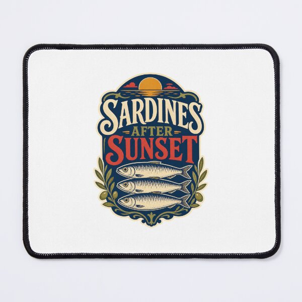 Item preview, Sardines After Sunset - Coastal Summer Design designed and sold by GoverArt.