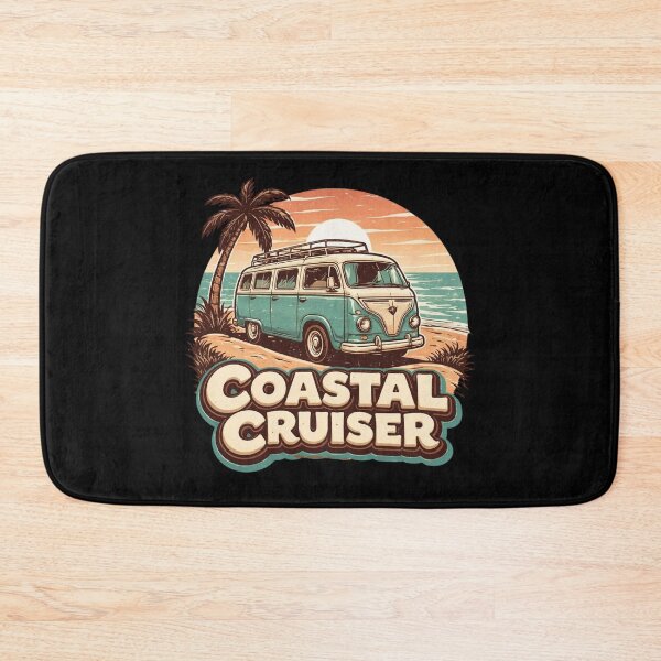 Item preview, Coastal Cruiser Retro Camper Van Beach Sunset T Shirt designed and sold by FestivityFinds.