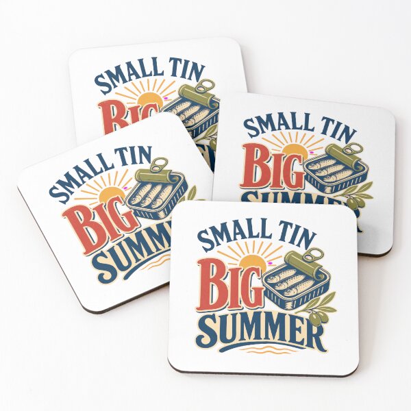 Item preview, Small Tin Big Summer - Funny Sardine Graphic designed and sold by GoverArt.