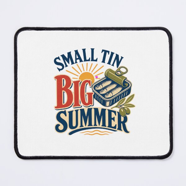 Item preview, Small Tin Big Summer - Funny Sardine Graphic designed and sold by GoverArt.