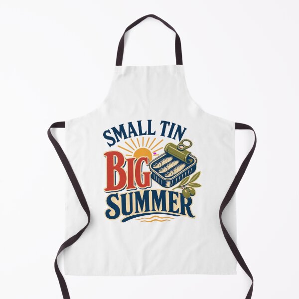 Item preview, Small Tin Big Summer - Funny Sardine Graphic designed and sold by GoverArt.
