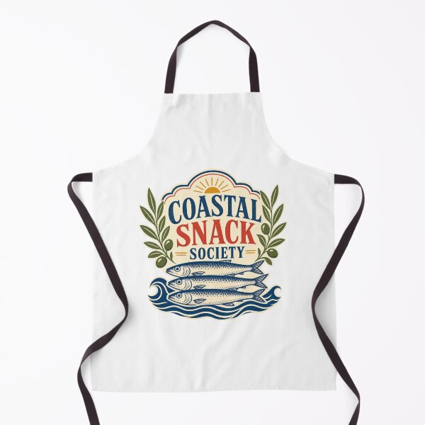 Item preview, Coastal Snack Society - Retro Sardine Club designed and sold by GoverArt.