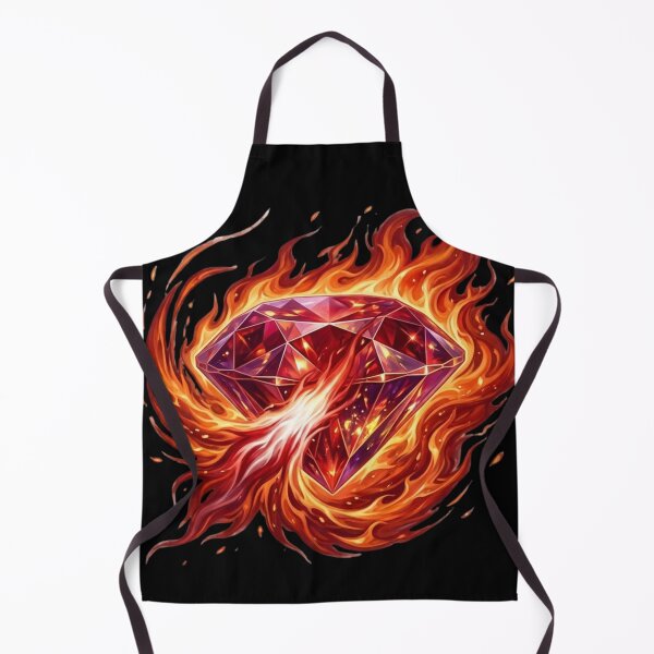 Item preview, Epic Flaming Ruby Gemstone Fire Art designed and sold by rich-moda.