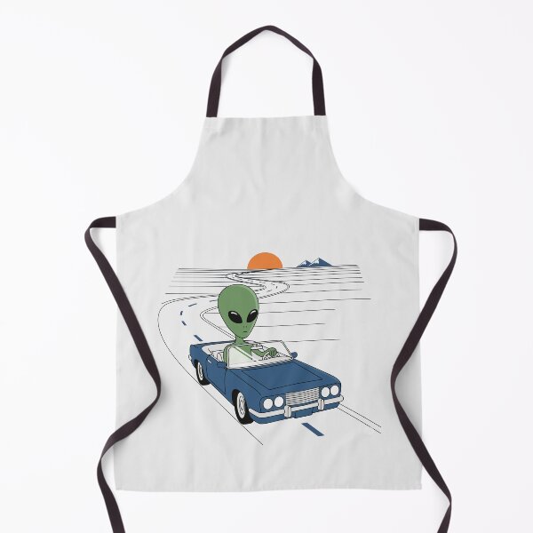 Item preview, Alien Driving Convertible Road Trip Sunset designed and sold by Amir Faysal.