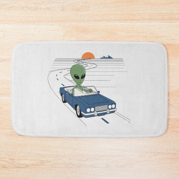 Item preview, Alien Driving Convertible Road Trip Sunset designed and sold by Amir Faysal.