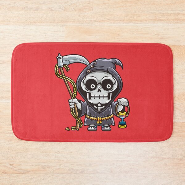 Item preview, Retro Cartoon Grim Reaper Skeleton Character designed and sold by Lexkon Liu's art.