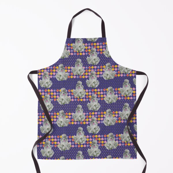 Item preview, Flower & Dashed Wide Horizontal Stripe with Angels on Purple designed and sold by Digitalmyth's Designs.