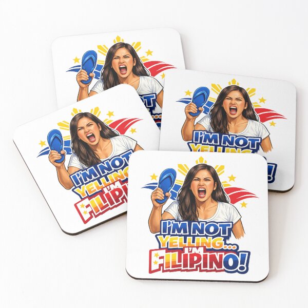 Item preview, "¡No estoy gritando, soy filipina!" - ¡Filipina graciosa! designed and sold by FlipFlopTeesCo.