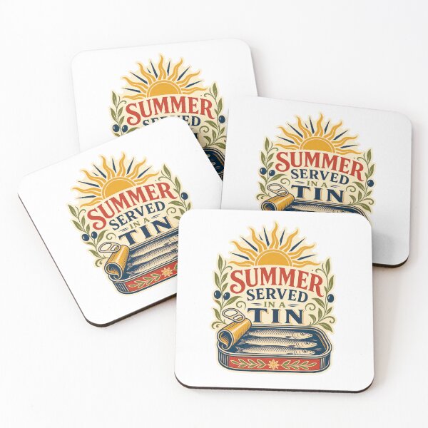 Item preview, Summer Served in a Tin - Vintage Sardine Graphic designed and sold by GoverArt.