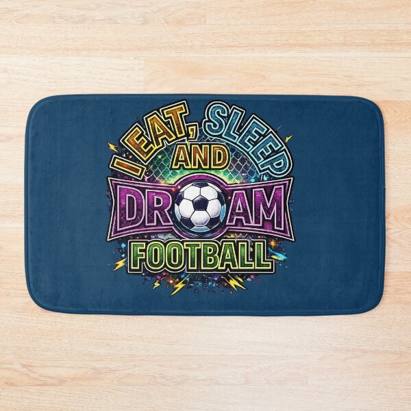 Item preview, Eat Sleep Dream Football Colorful Soccer Lover Design designed and sold by digitalbob60.