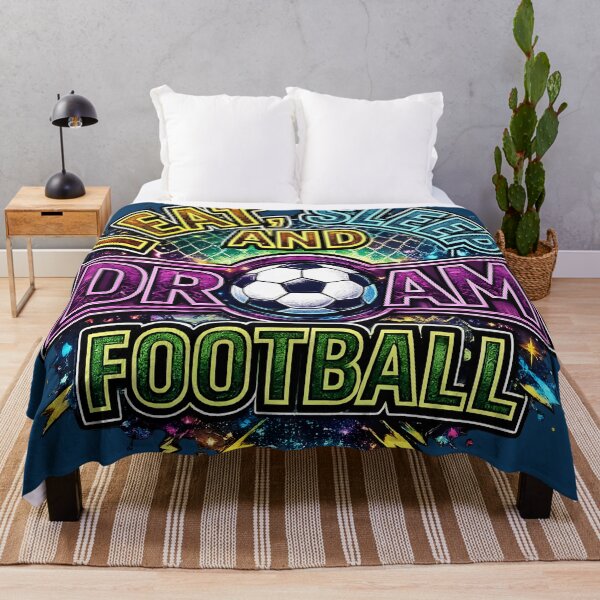 Item preview, Eat Sleep Dream Football Colorful Soccer Lover Design designed and sold by digitalbob60.