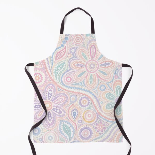 Item preview, Dreamy Pastel Floral Aboriginal-Inspired Dot Art designed and sold by 0606PM.