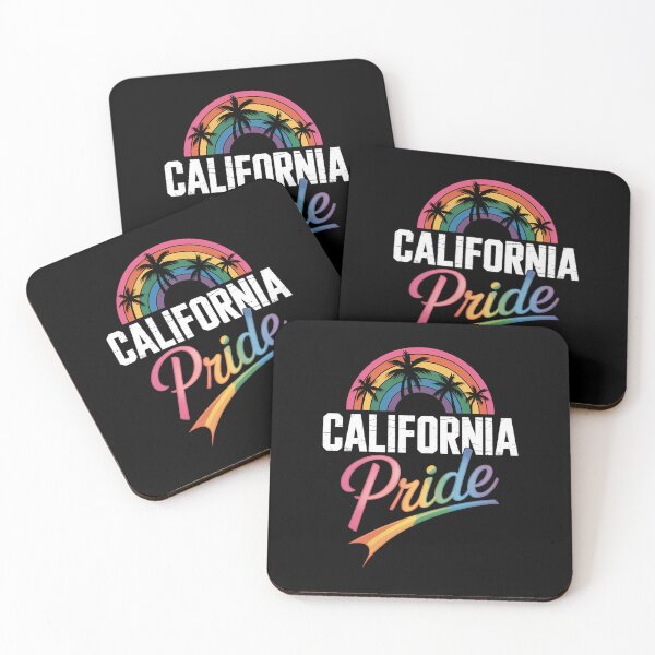 Item preview, California Pride LGBT Lesbian Gay Rainbow Flag designed and sold by sailorjessiArt.