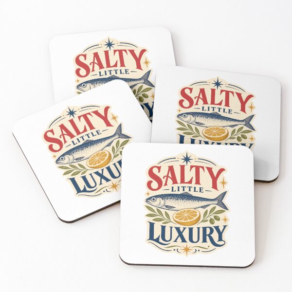 Item preview, Salty Little Luxury - Sardine and Lemon Design designed and sold by GoverArt.