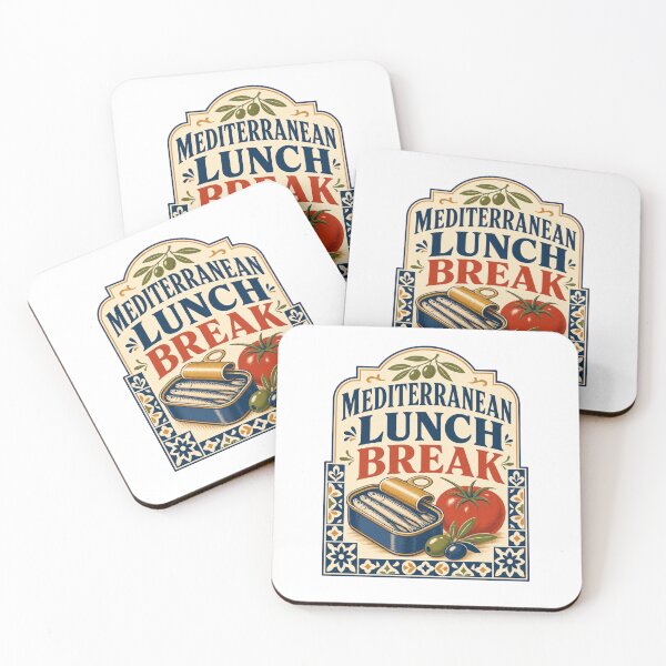 Item preview, Mediterranean Lunch Break - Retro Sardine Art designed and sold by GoverArt.
