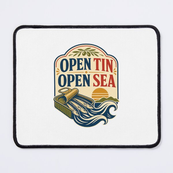 Item preview, Open Tin Open Sea - Coastal Sardine Design designed and sold by GoverArt.
