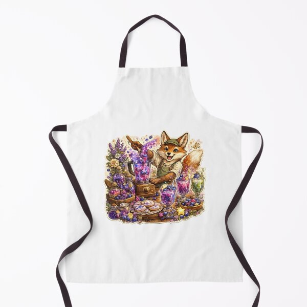 Item preview, Enchanted Fox Smoothie Bar | Magical Berry Café | Fantasy Woodland Drinks | Cottagecore Fox | Whimsical Kitchen | Fox Lover Gift designed and sold by MrDev.