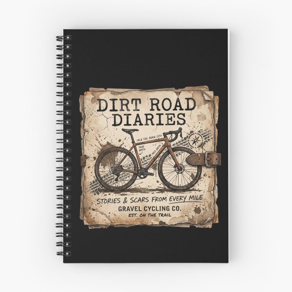 Item preview, Dirt Road Diaries Gravel Cycling Shirt designed and sold by Hanno0.