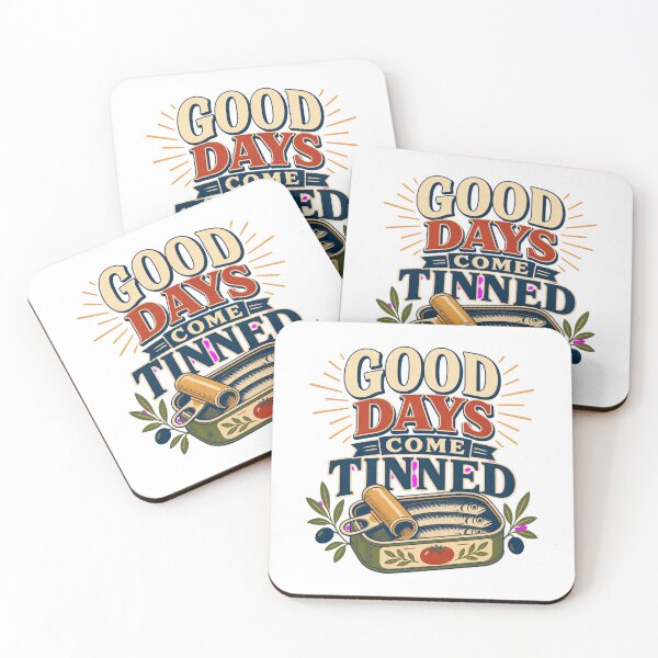 Item preview, Good Days Come Tinned - Funny Sardine Design designed and sold by GoverArt.