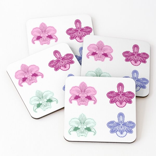Item preview, Colorful Orchid botanical illustration  designed and sold by artbybode.