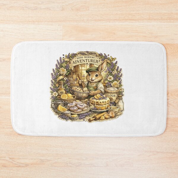 Item preview, Good Morning Adventurer Shirt | Cottagecore Bunny Baker | Cozy Fantasy Bakery | Rabbit Gift designed and sold by MrDev.