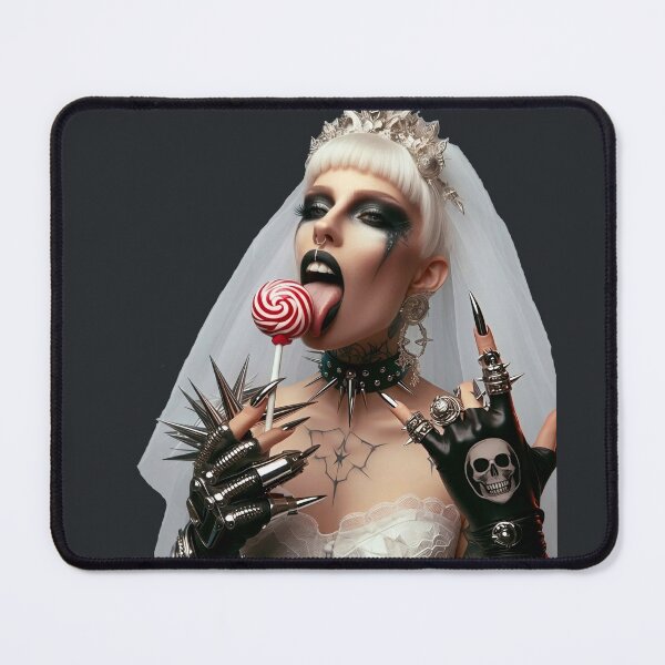 Item preview, Goth Bride Licking Swirl Lollipop designed and sold by Voodoo Store Paranormal Collections.